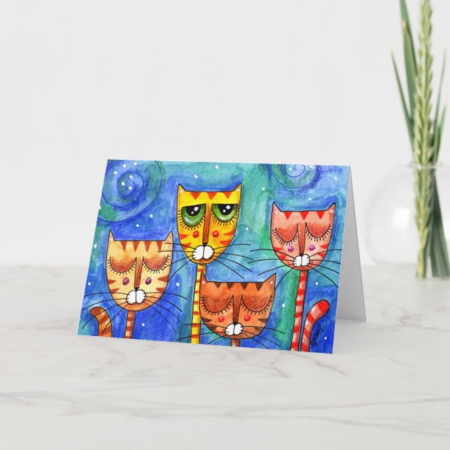 Colour Cats - Greeting Card (Front)