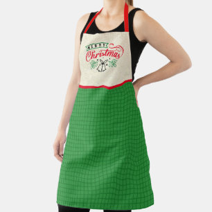 Colour Change The Text DIY Merry Christmas Apron