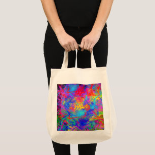 Colour Chaos Large Tote Bag