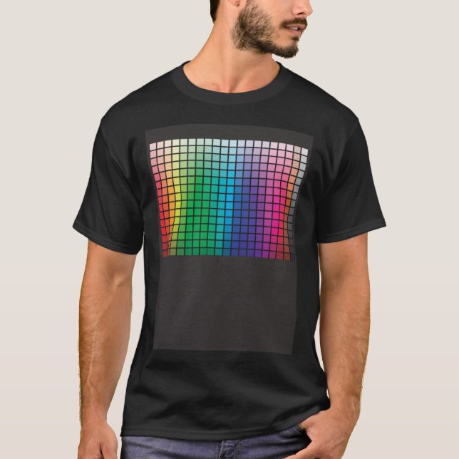 colour chart colourful colours shades T-Shirt (Front)