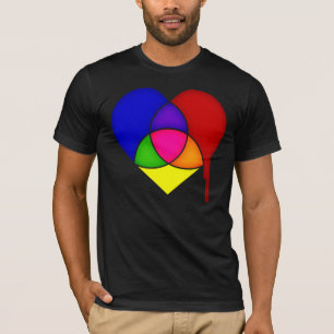 colour chart heart T-Shirt