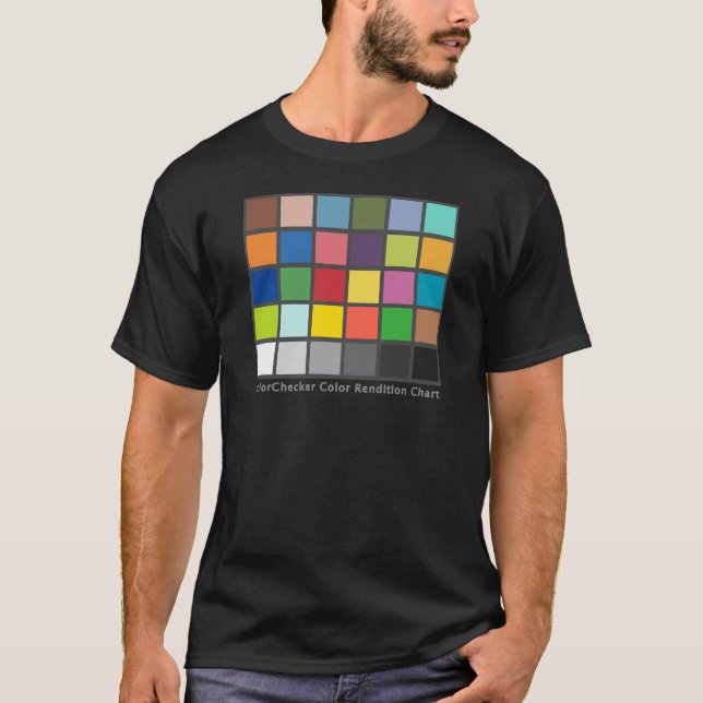Colour Chequered Table T-Shirt (Front)