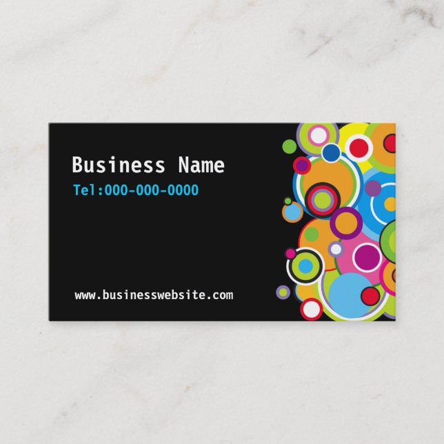 Colour Circles Business Card (Front)