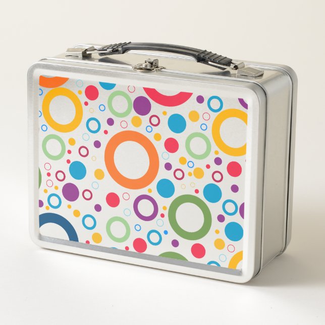 Colour Circles Lunchbox (Front)