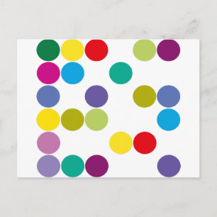 Colour Circles Products & Designs! Postcard