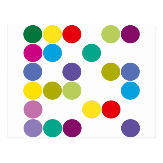 Colour Circles Products & Designs! Postcard