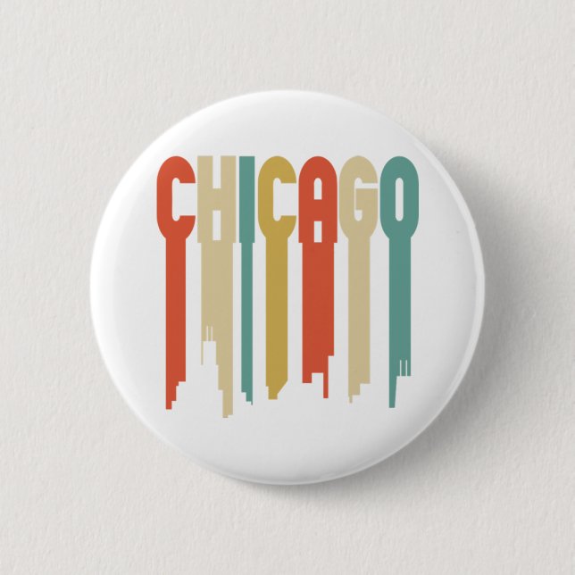 Colour City - Chicago 6 Cm Round Badge (Front)