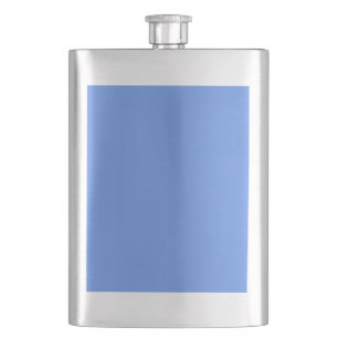 colour cornflower blue hip flask