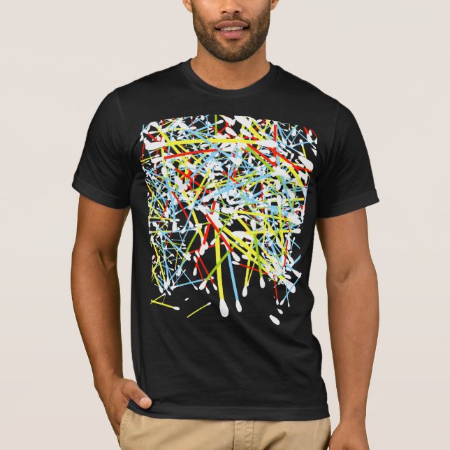 Colour Cotton Swabs T-Shirt (Front)