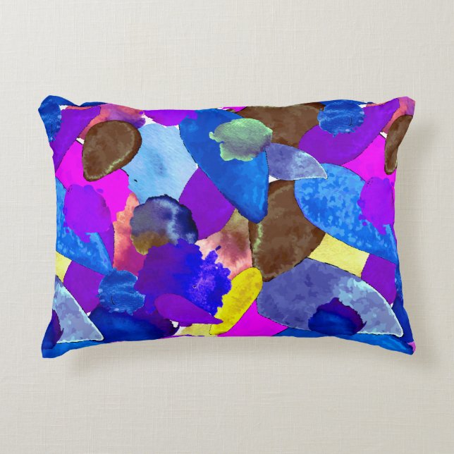 Colour crash 4 decorative cushion (Front)