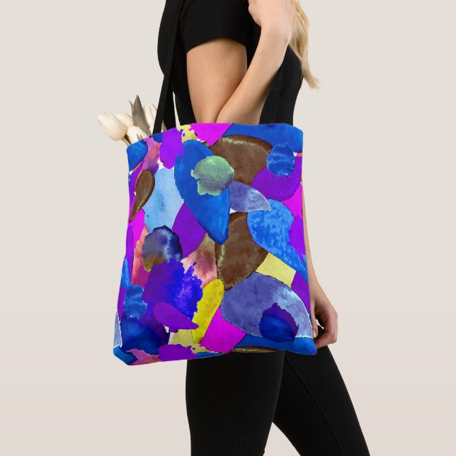 Colour crash 4 tote bag (Close Up)