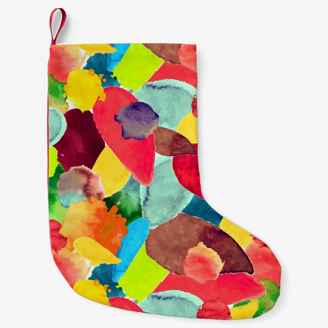 Colour crash 5 small christmas stocking (Front)
