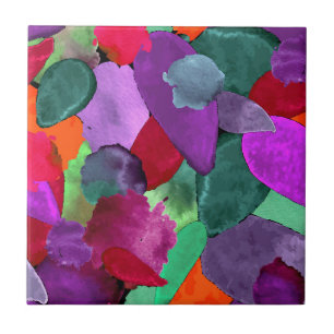 Colour crash ceramic tile