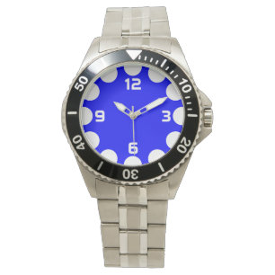 Colour Crescent - White on Blue Watch