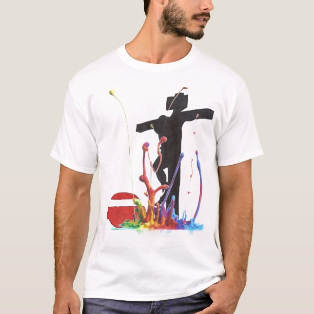 colour cross T-Shirt (Front)