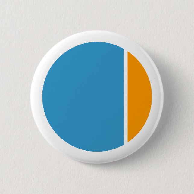 colour crush circles 6 cm round badge (Front)
