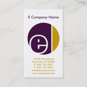 colour crush circles business card