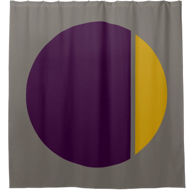 colour crush circles shower curtain (Front)