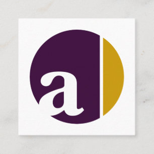 colour crush circles square business card