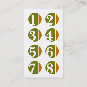 colour crush loyalty punch card