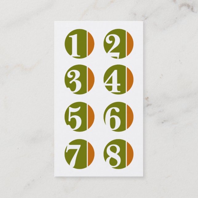 colour crush loyalty punch card (Back)