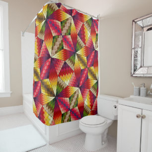 Colour Cubed Shower Curtain