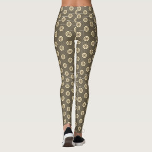Colour Curl Abstract Pattern Champ Leggings