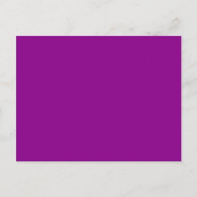 colour dark magenta postcard (Front)