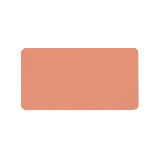 colour dark salmon label (Front)