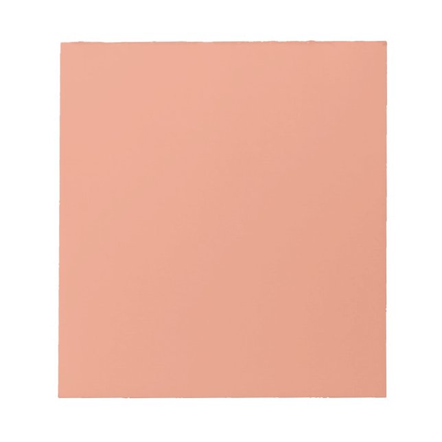 colour dark salmon notepad (Front)