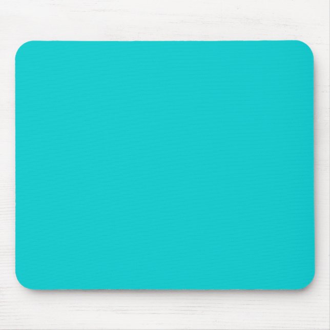 colour dark turquoise mouse pad (Front)