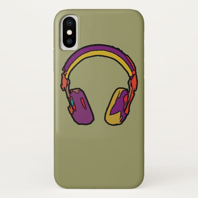 colour dj headphone Case-Mate iPhone case (Back)