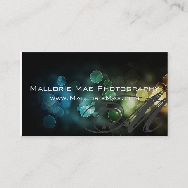 Colour Dots Photography Business card (Front)