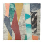Colour Edge II Ceramic Tile<br><div class="desc">Colour Edge II by Jennifer Goldberger. Varying colours and textures are used to create this unique piece of art.| 158274FN</div>