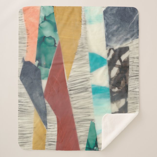 Colour Edge II Sherpa Blanket (Front)