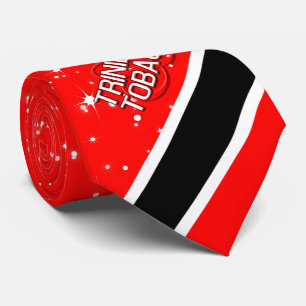 (Colour Editable) Festive Starry Trinidad & Tobago Tie