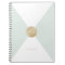 Colour editable monogram modern wedding guest book