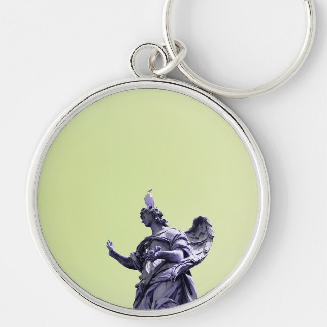 Colour effect, filtered, modern simple photography key ring (Front)