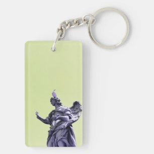 Colour effect, filtered, modern simple photography key ring