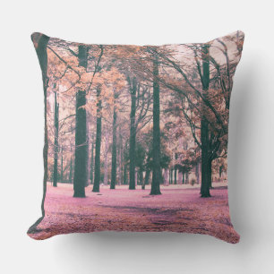 Colour effected trees in Yoyogi Park in Tokyo. Cushion