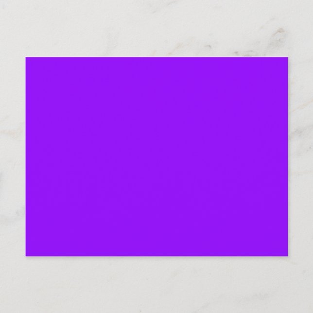 colour electric violet postcard (Front)