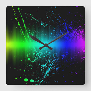 Colour Explosion 1 Clock