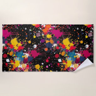 Colour Explosion Beach Towel