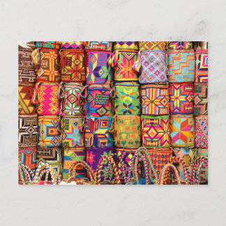 Colour explosion, Cartagena, Colombia Postcard