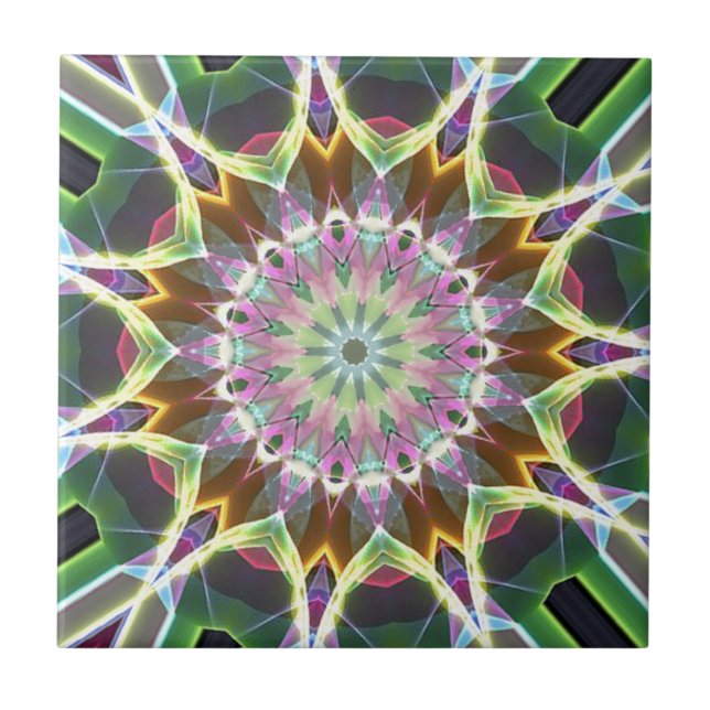 Colour Explosion Ceramic Tile (Front)