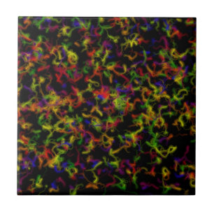 Colour explosion ceramic tile