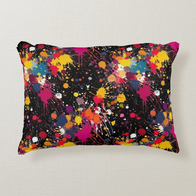 Colour Explosion Decorative Cushion (Front)