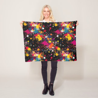 Colour Explosion Fleece Blanket