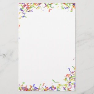 Colour explosion frame stationery