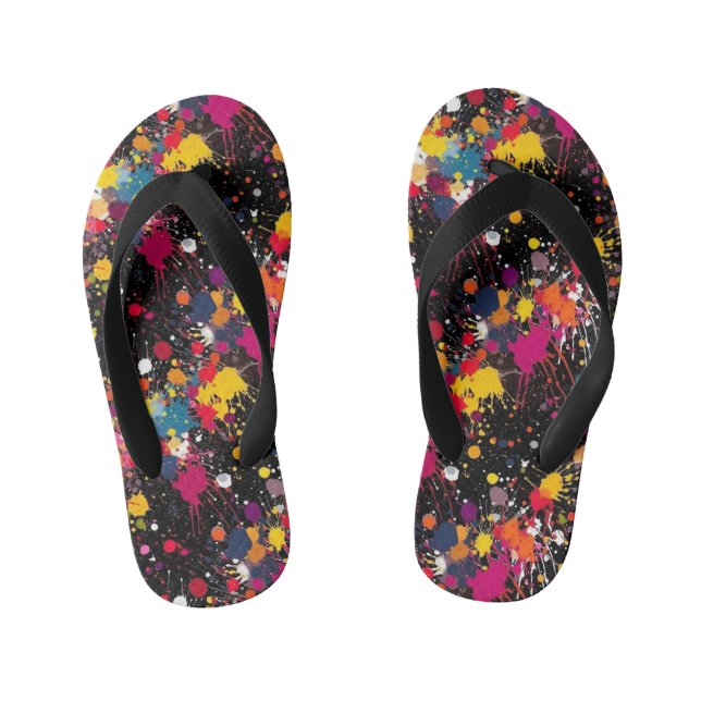 Colour Explosion Kid's Thongs (Footbed)